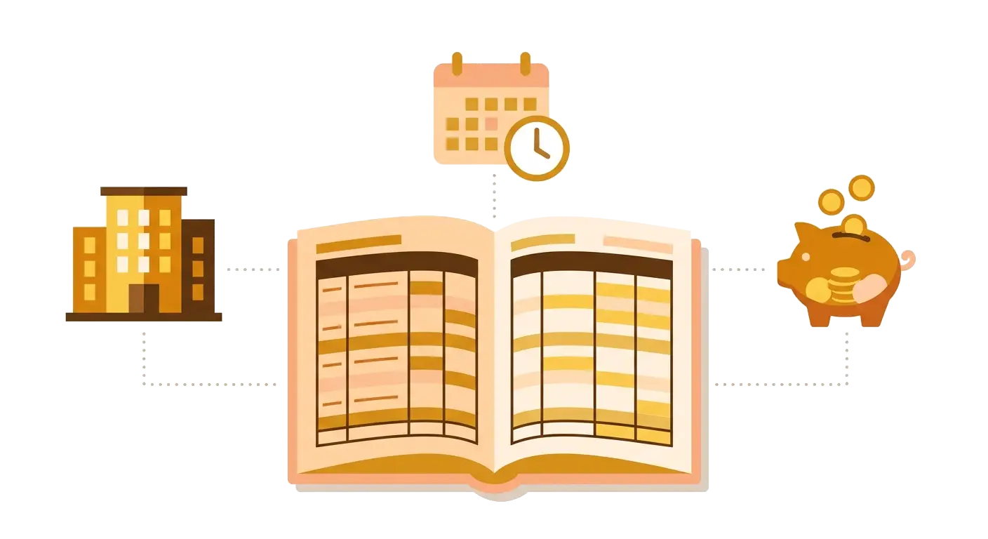 Bookkeeping Schedules
